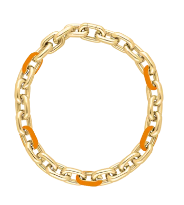 Infinite, collar de plata 925 y esmalte