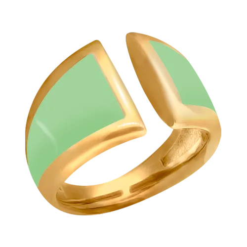 Luminesce, anillo de plata 925 y esmalte