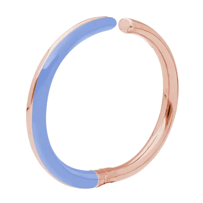 Libra, brazalete rígido de plata 925 y esmalte, con cierre de resorte