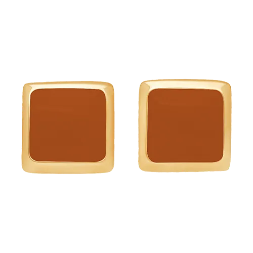 Radiance, par de aretes de plata 925 y esmalte, con poste y cierre de clip
