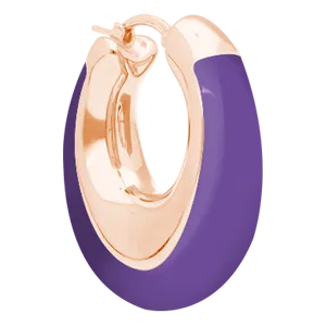 Venus, par de aretes de plata 925 y esmalte, con cierre de bayoneta